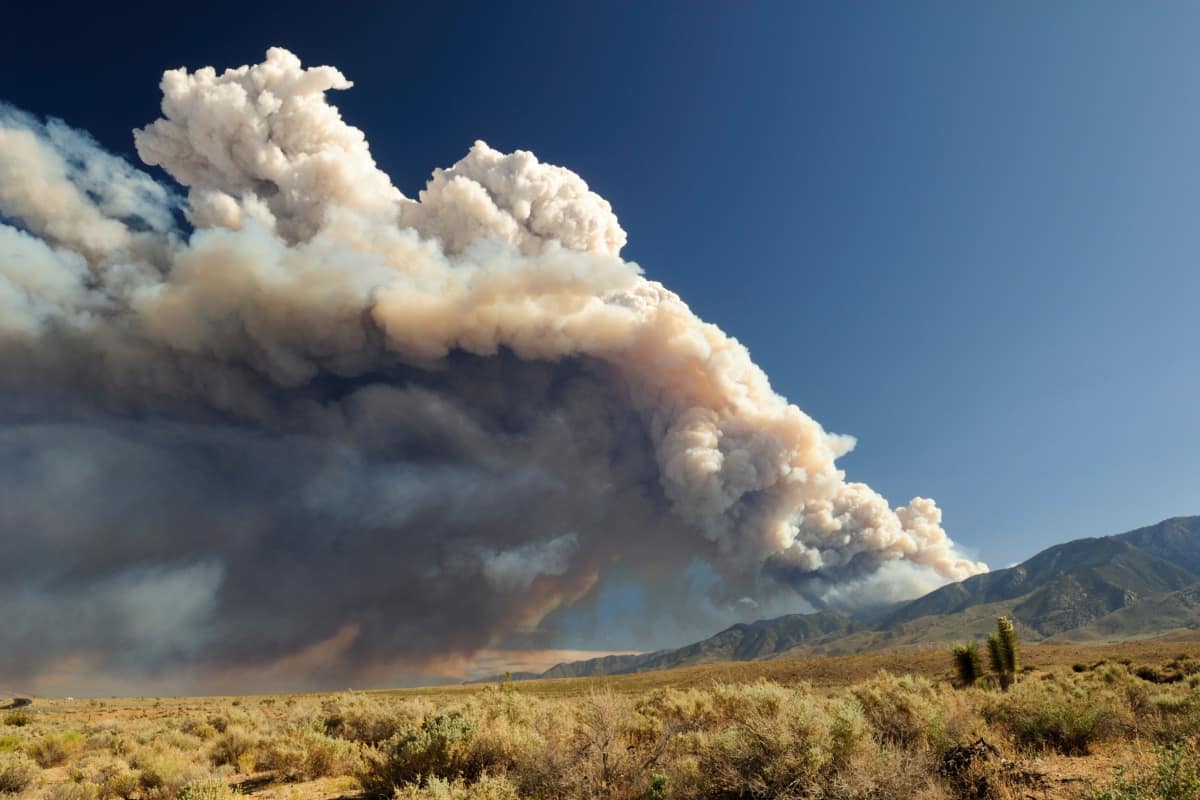 Natural wildfires modify the pressure, temperature, moisture processes, and wind field in the complex terrain surrounding a wildfire, dramatically influencing fire spread and growth throughout the Southwest